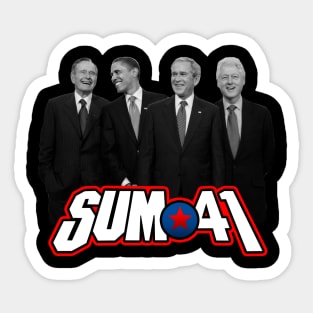 Vintage Sum 41 Parody Sticker